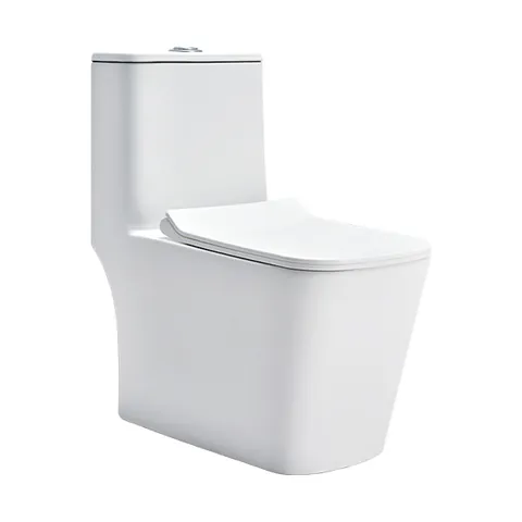 One-piece toilet