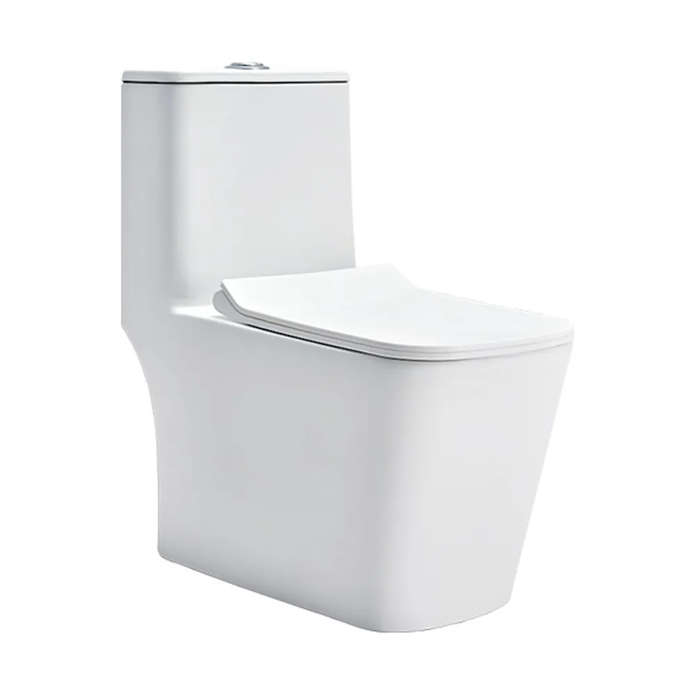 One-piece toilet